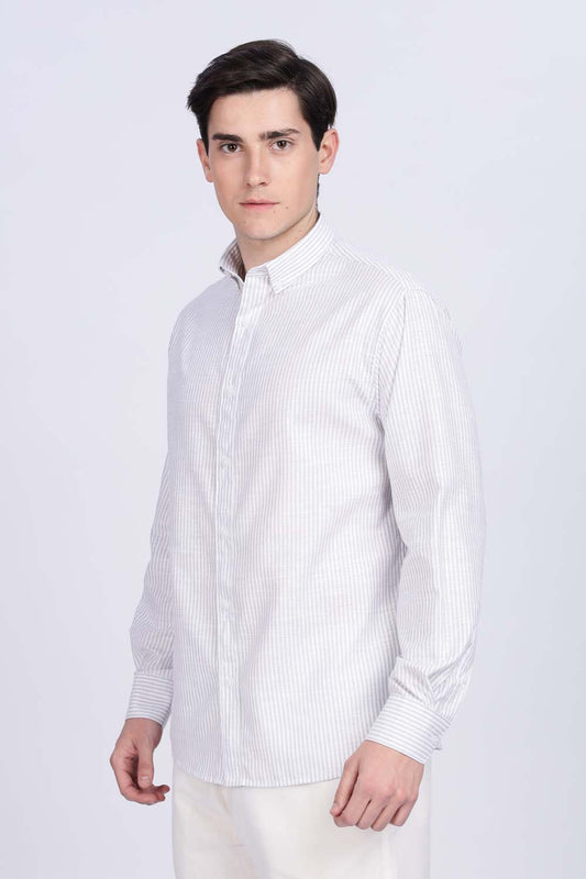 Light Grey striped shirt
