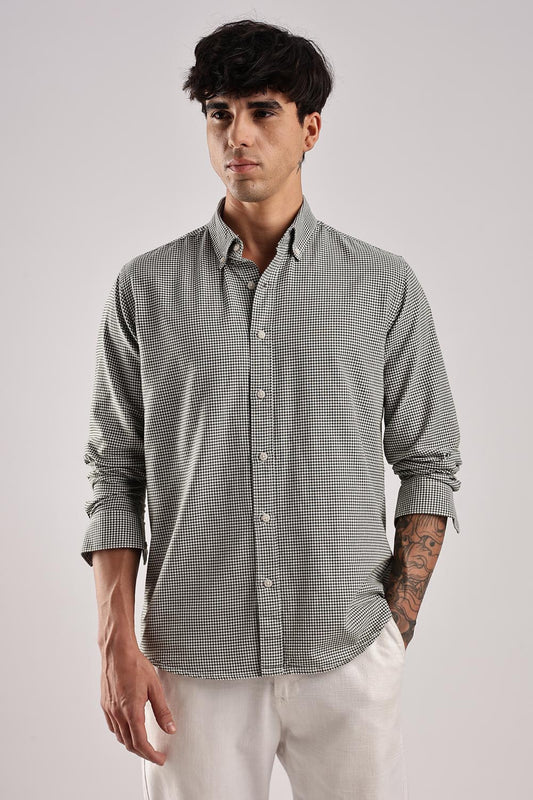 Oxford Dark Green checks