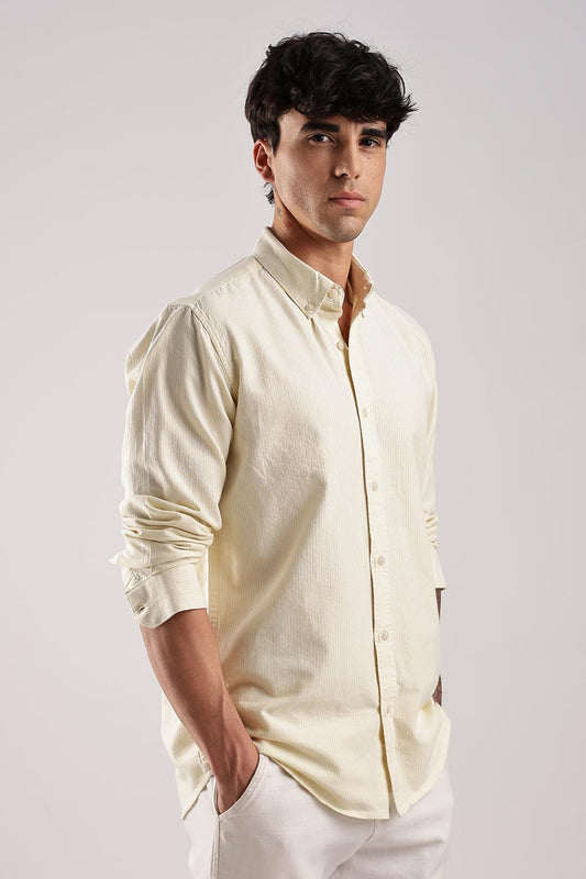 Oxford Yellow Stripe Shirt