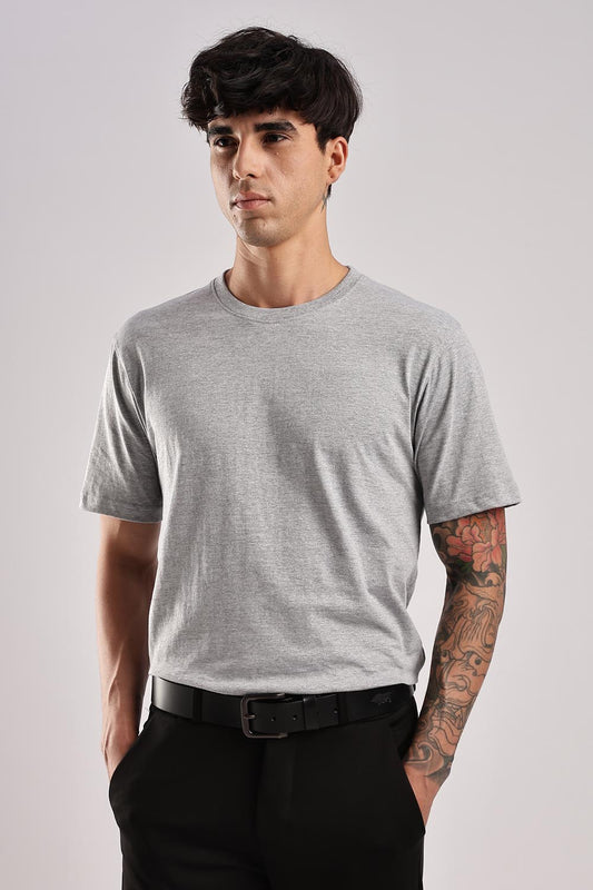 Grey 100% Cotton Tshirt