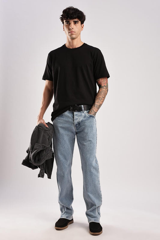 Black 100% Cotton Tshirt