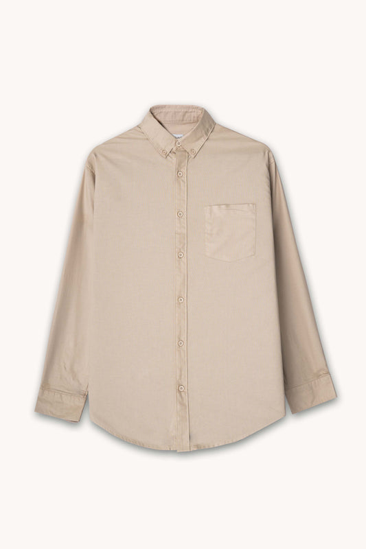 Light Cream Oxford Shirt