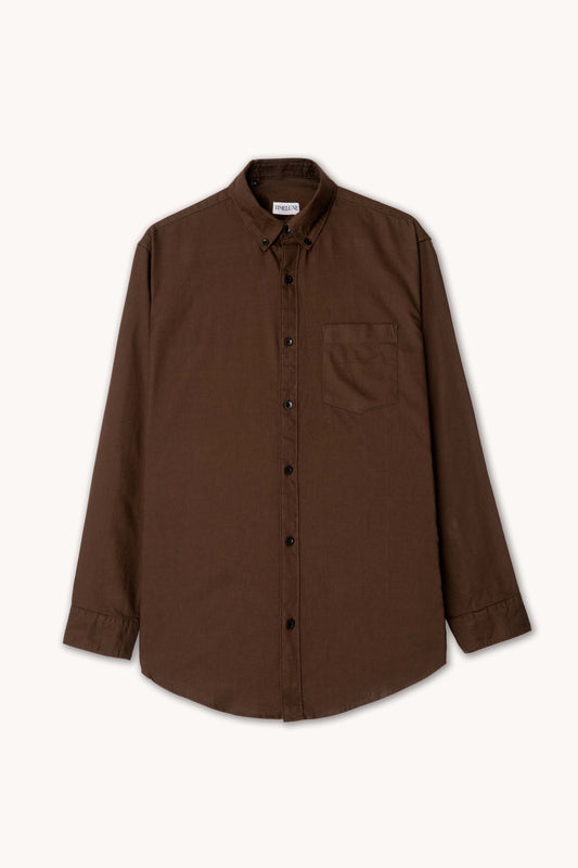 Brown Oxford Shirt