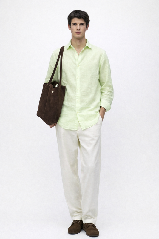 Sea Mist Linen Blend Shirt