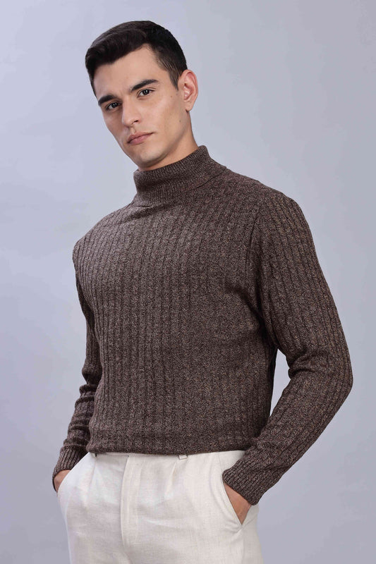 Brown Turtleneck