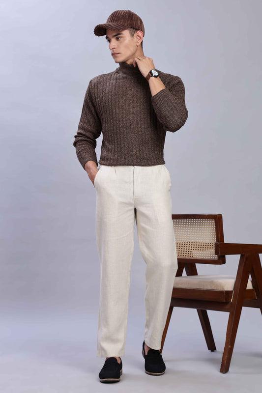 Brown Turtleneck