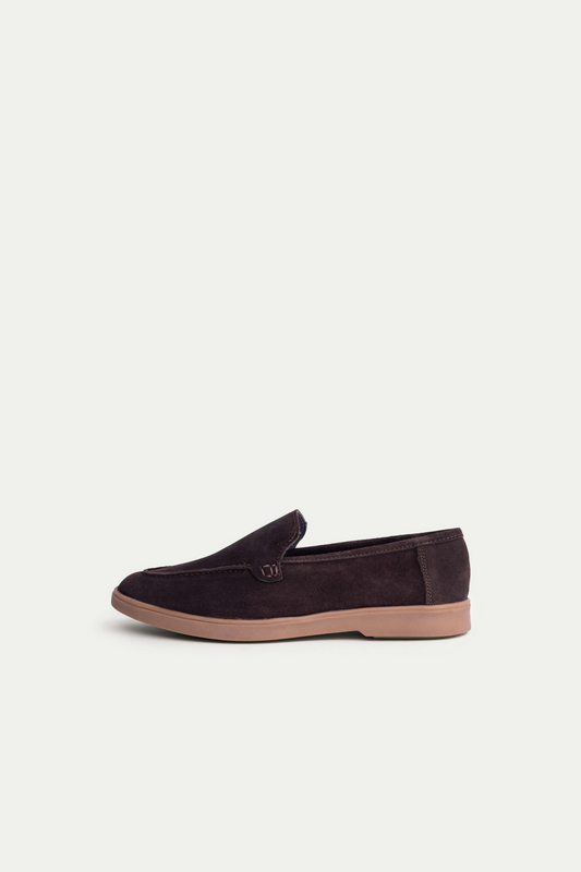 Suede Brown Loafer