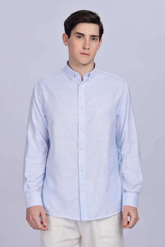 Skyblue Striped Shirt