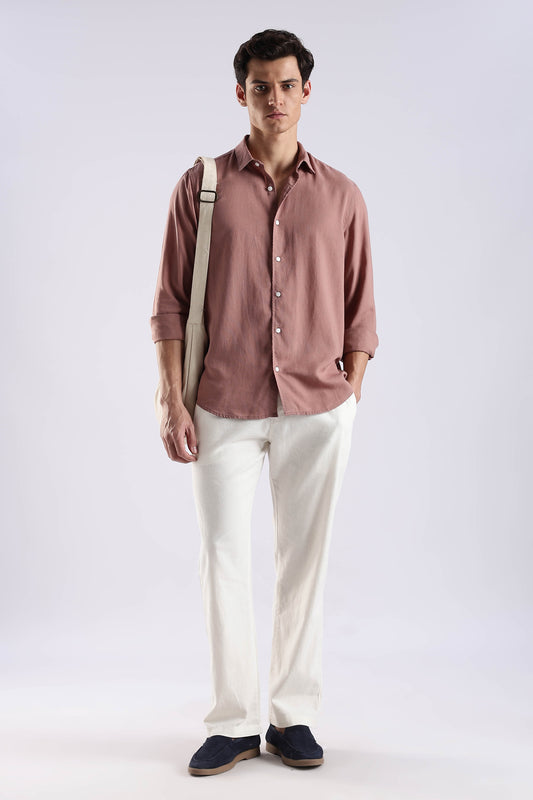 Regular fit Linen Blend Shirt
