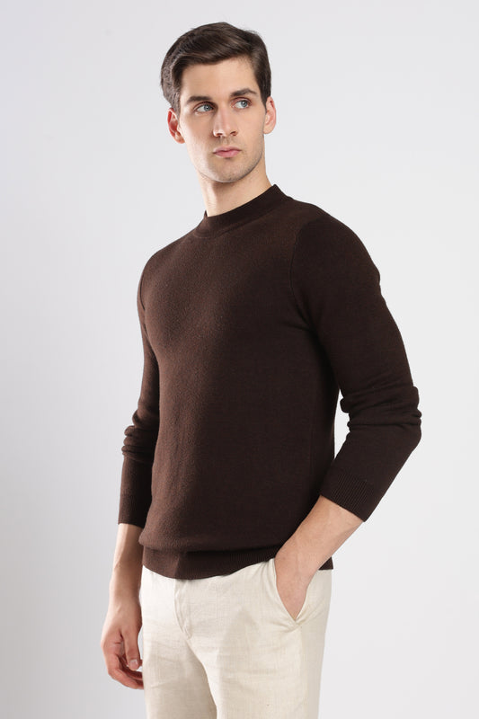 Brown FeatherSoft Comfort Sweater
