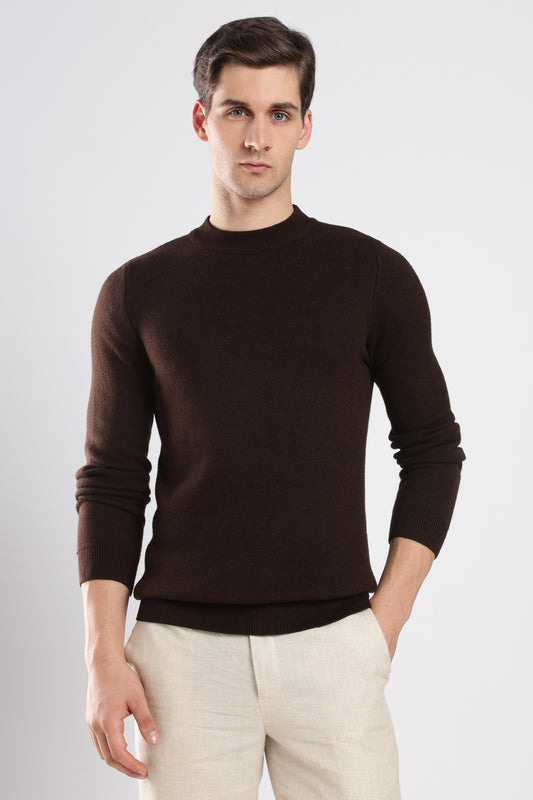 Brown FeatherSoft Comfort Sweater
