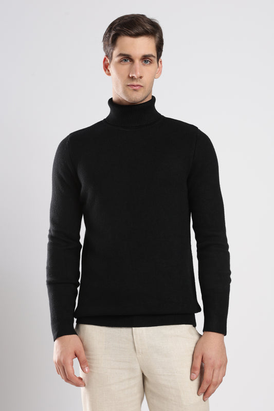 Black Feathersoft Turtleneck