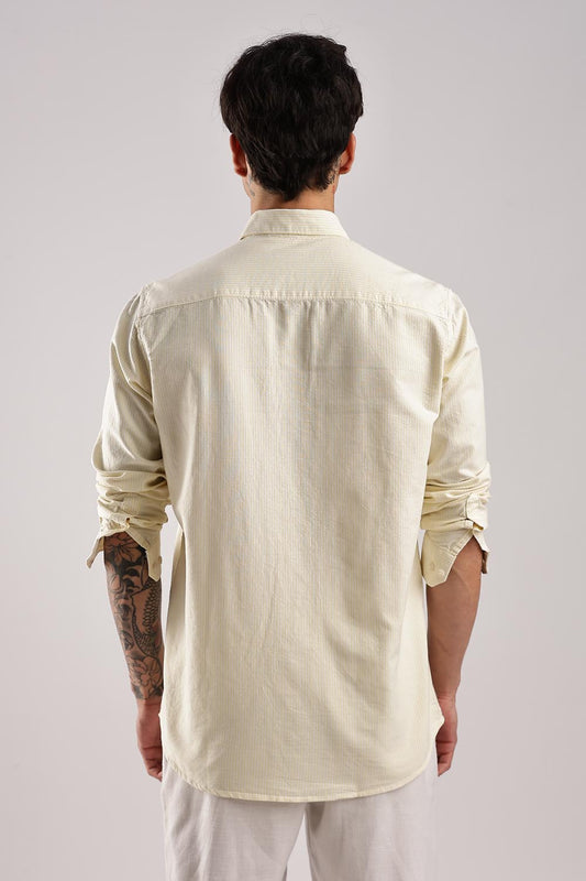 Oxford Yellow Stripe Shirt