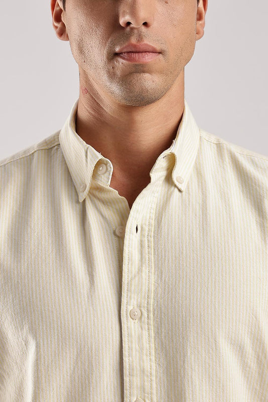 Oxford Yellow Stripe Shirt