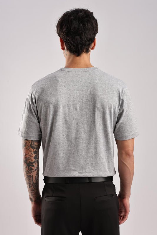 Grey 100% Cotton Tshirt
