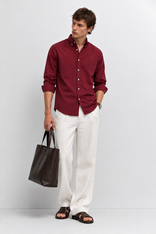 Oxford Burgundy Shirt