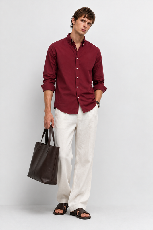 Oxford Burgundy Shirt