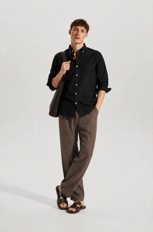 Oxford Black Shirt