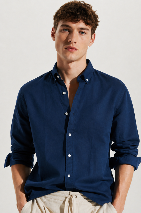 Oxford Navy Blue Shirt