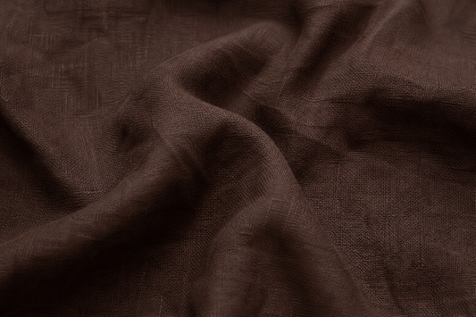 100% Pure Linen Coffee Brown Shirt