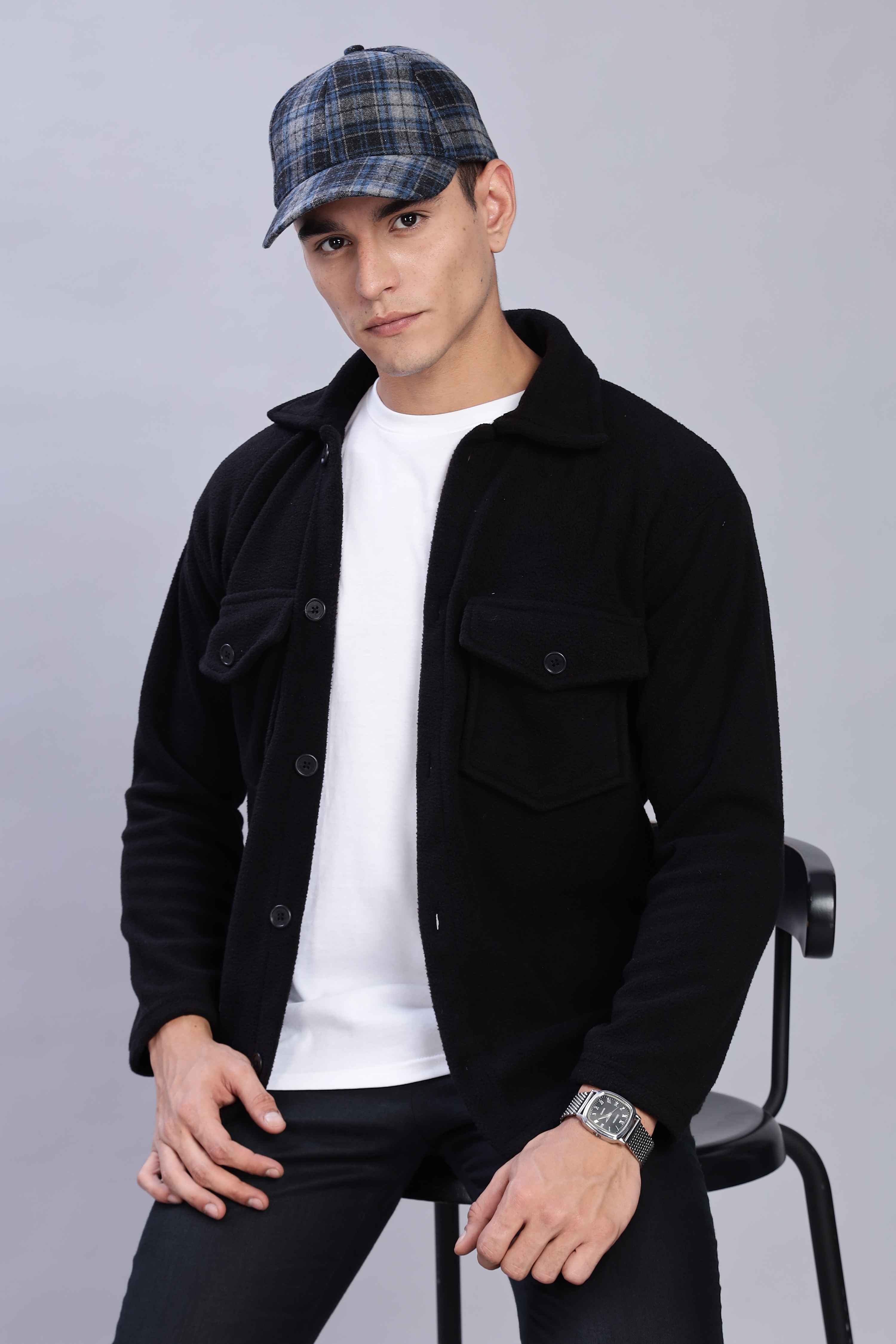 Black oldmoney overshirt