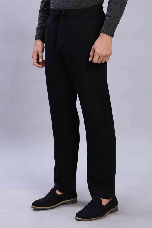 Relaxed Linen Pants Black