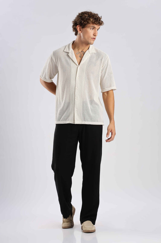 OffWhite Crochet Shirt