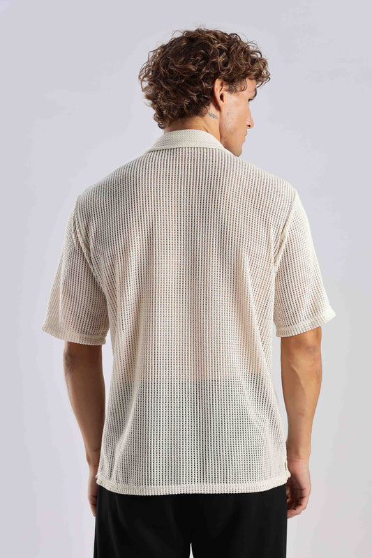 OffWhite Crochet Shirt