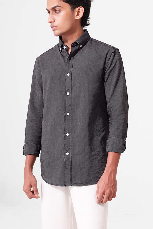 Oxford Black Stripe Shirt