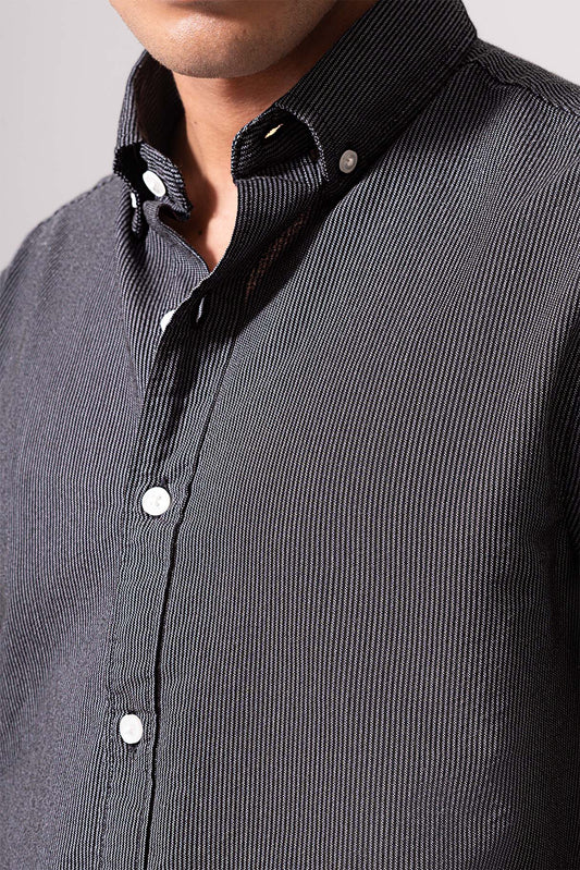 Oxford Black Stripe Shirt