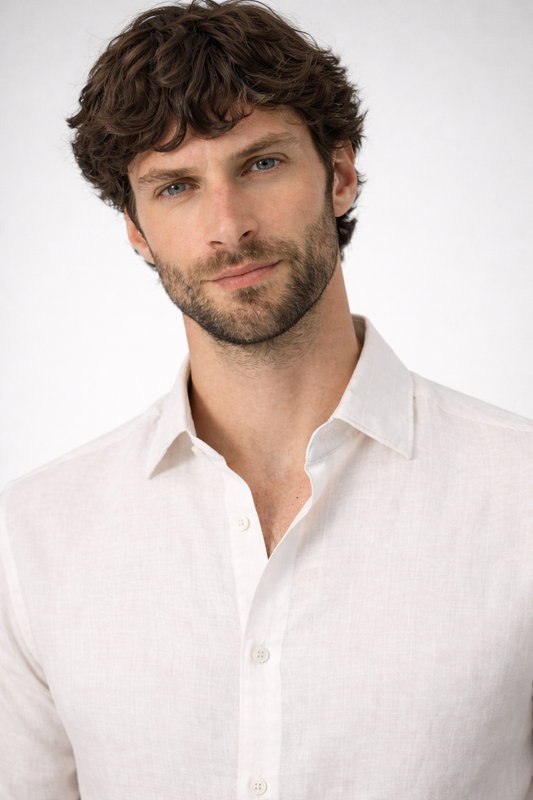 100% Linen Premium White + Brown Linen Combo