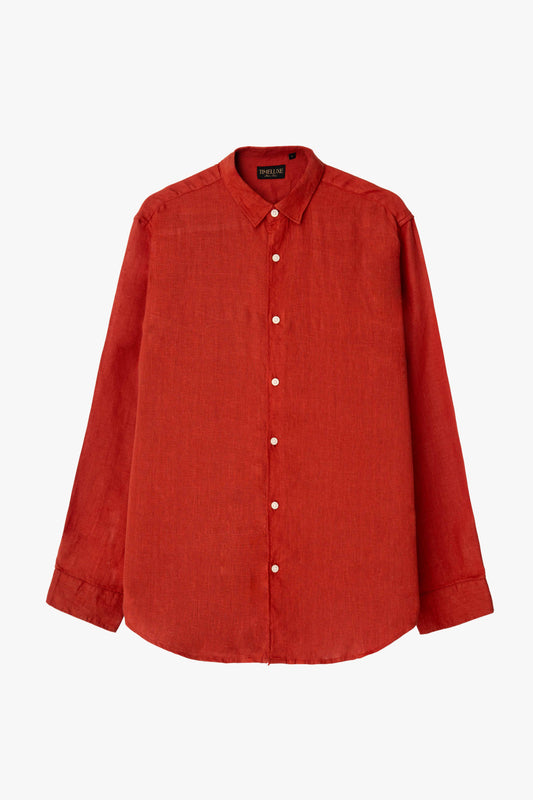 100% Linen Regular Fit Shirt