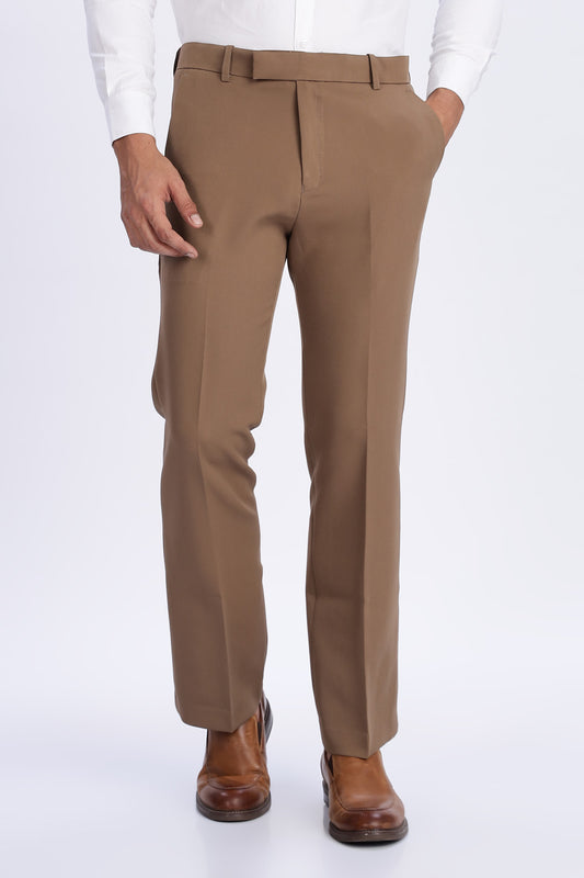 Boot Cut Cream Trousers